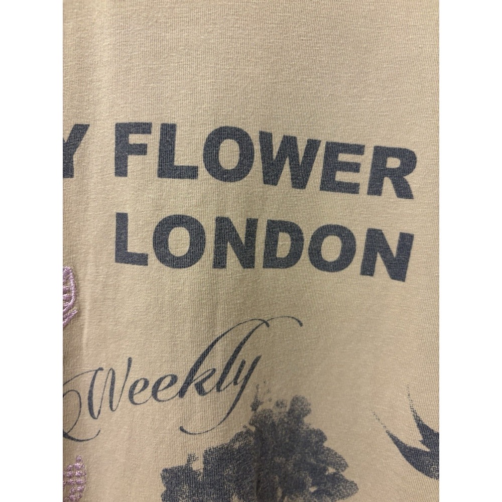 ASOS Curve London Flower Market Graphic T-shirt Purple Sz 3X Out Of Stock - Picture 4 of 13